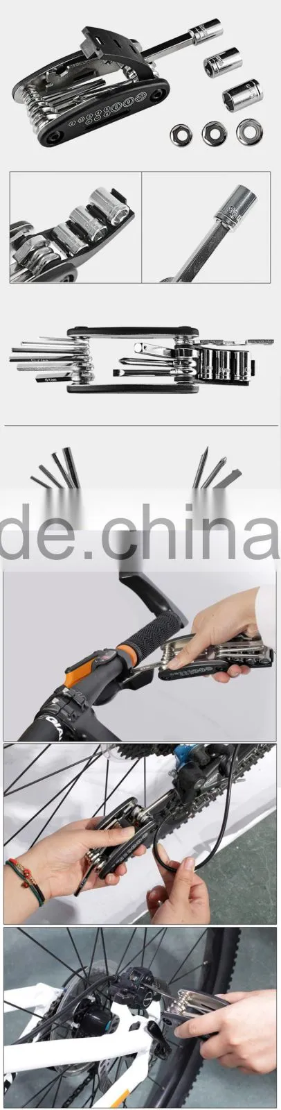 Bicycle Professional Maintenance Multi Tool & Tire Repair Tools
