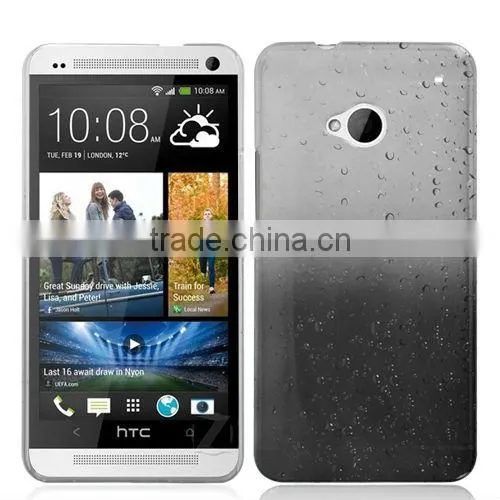 PC raindrop hard MOBILE PHONE CASE cover for HTC ONE M7