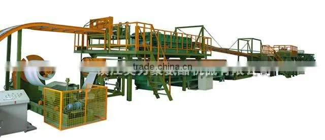 Polyurethane sandwich panel production line