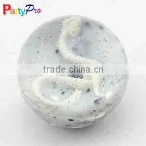 Clear 3D snake oem factory china bouncy ball