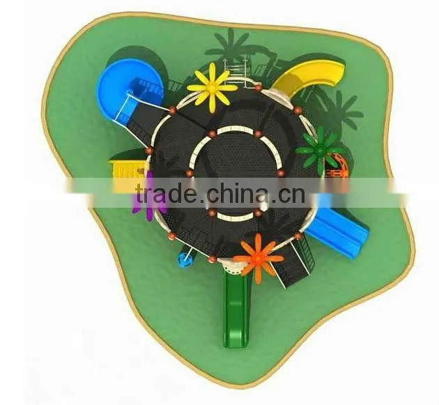Outdoor Plastic Slide Playground