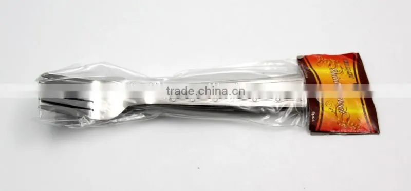 Most customers used stainless steel steak fork in hotel cutlery