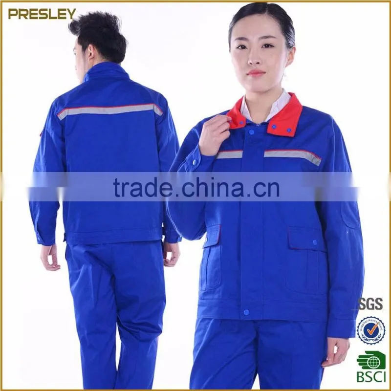 BSCI Workwear manufacturer supply custom design safty workwear train maintenance workwear jacket
