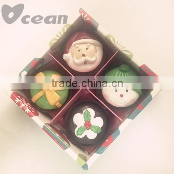 Merry Christmas cupcake shaped cute lip gloss