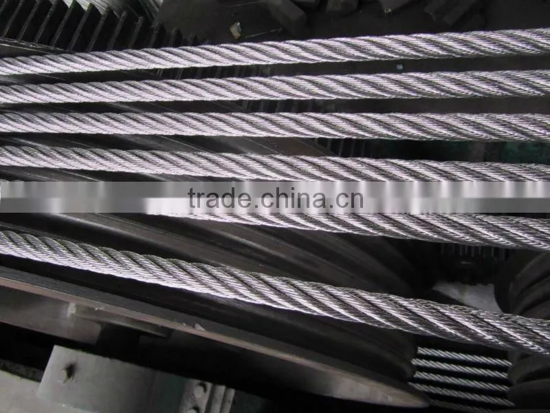 PVC/Nylon coated Galvanized steel wire rope