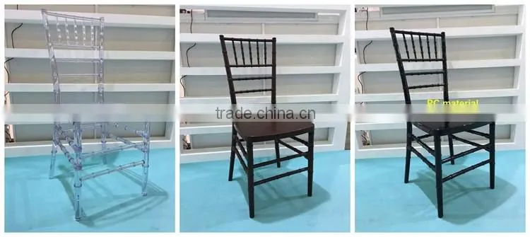Top Quality And Good Appearance PC Resin Chiavari Chair