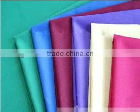 PU coated 190T taffeta polyester lining fabric
