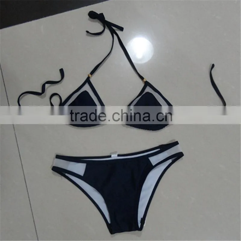 2015 Popular Romantic Comfortable Plain Bikini,Swimwear