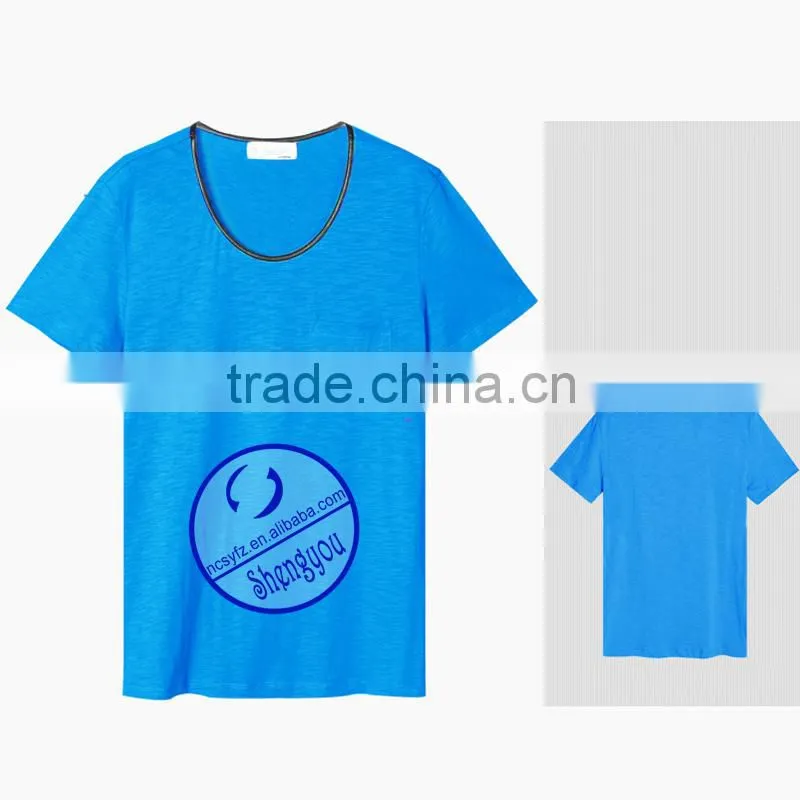 Wholsale price custom t-shirts with good quality custom color t shirts