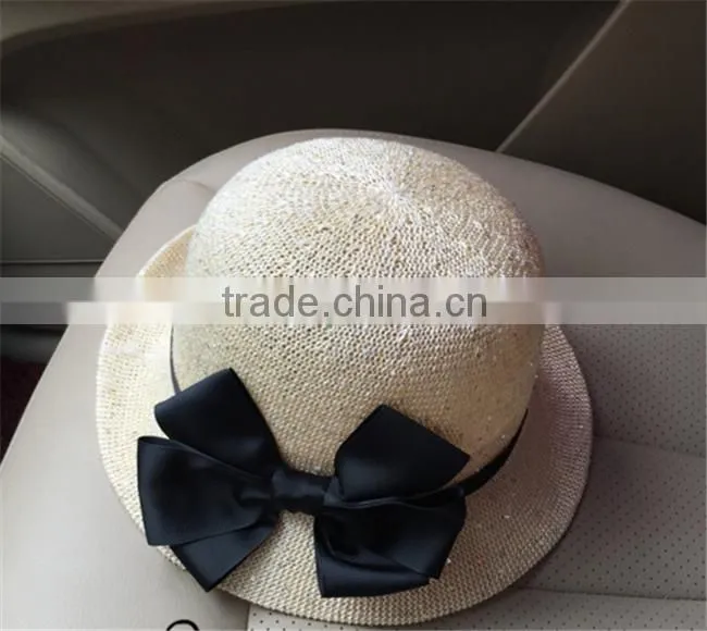 Rim Straw Hat Beach Hat Summer hat Sunhat Vintage hat 60s hat Retro hat Hipster hat