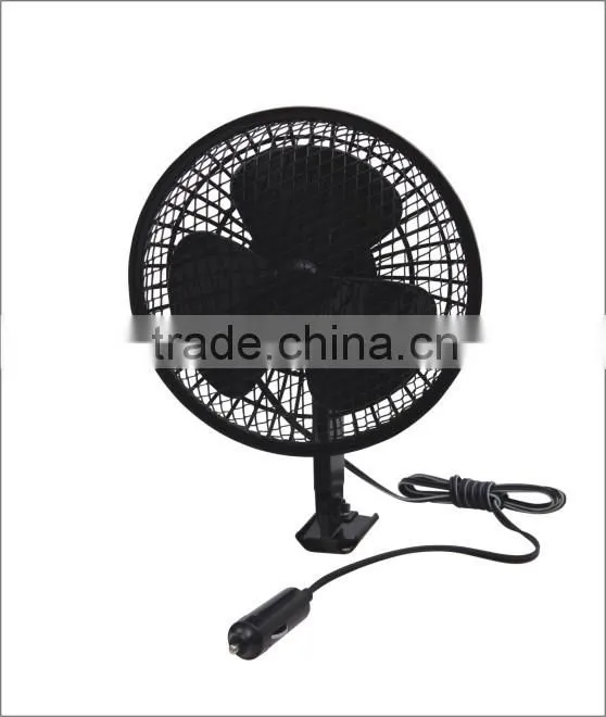 6 inch mesh guard oscillating car fan