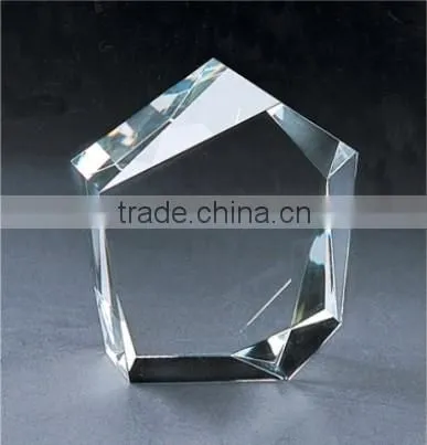 2015 Polygon jewely stamping laser engraving blank crystal blanks