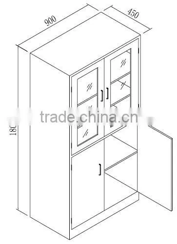 Reagent storage cupboard furniture for hospital use
