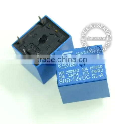 12V DC Power Relay SRD-12VDC-SL-A for songle