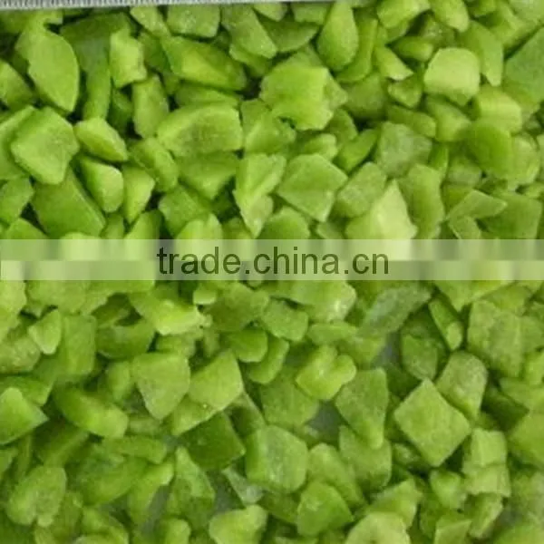 High Quality Frozen Iqf Greenbell Pepper Sliced Diced