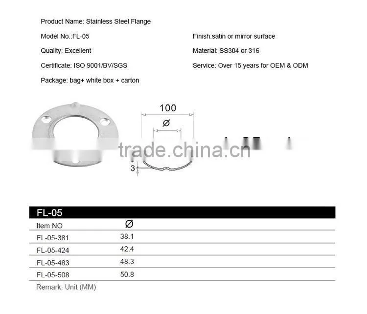 Good Prices Customizing High Technology Pipe Fitting Spade Blind Flange