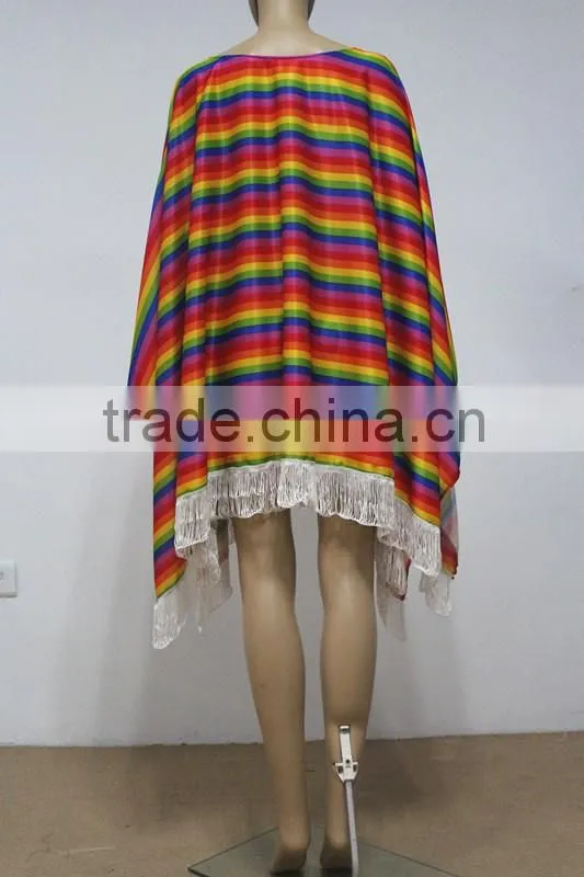 Cheaper colorized printing cosplay Poncho PGPF0025