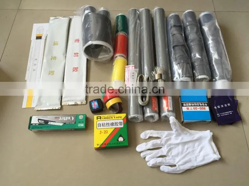 Cold shrinkable tube and cold shrinkable cable kits