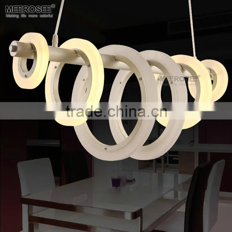 New Arrival LED 6-Ring Suspension Light Acrylic Circle Lamp MD83080