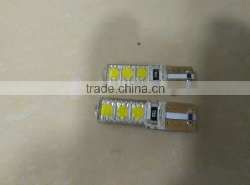 New style T10 W5W Silica COB 6SMD High Power 194 168 t10 led light