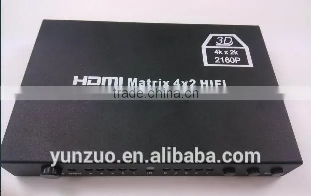hdmi matrix 4x2 with spdif audio