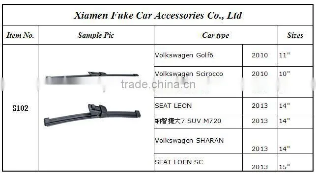 auto rear wiper blade, back wiper