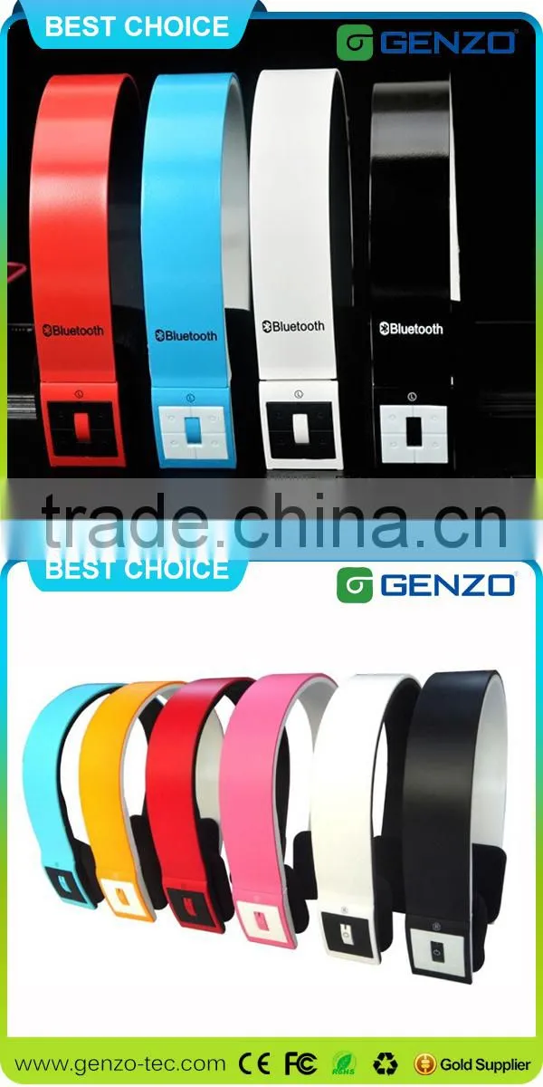 China manufacturer wireless stereo bluetooth headset for mobile phone with Bluetooth headphone