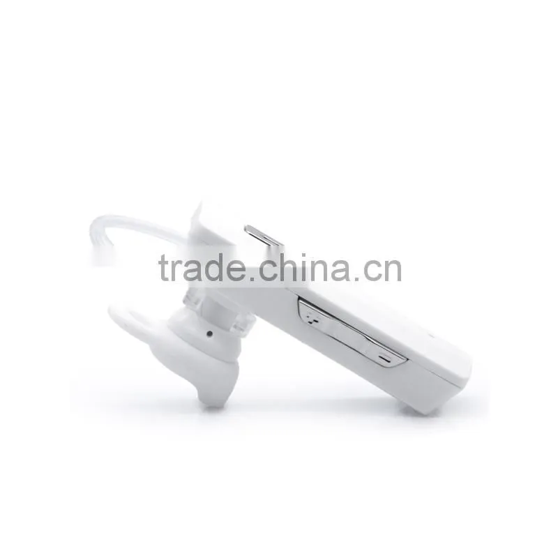White Mini Bluetooth earphone Detachable Hooks comfortable wearing earphone