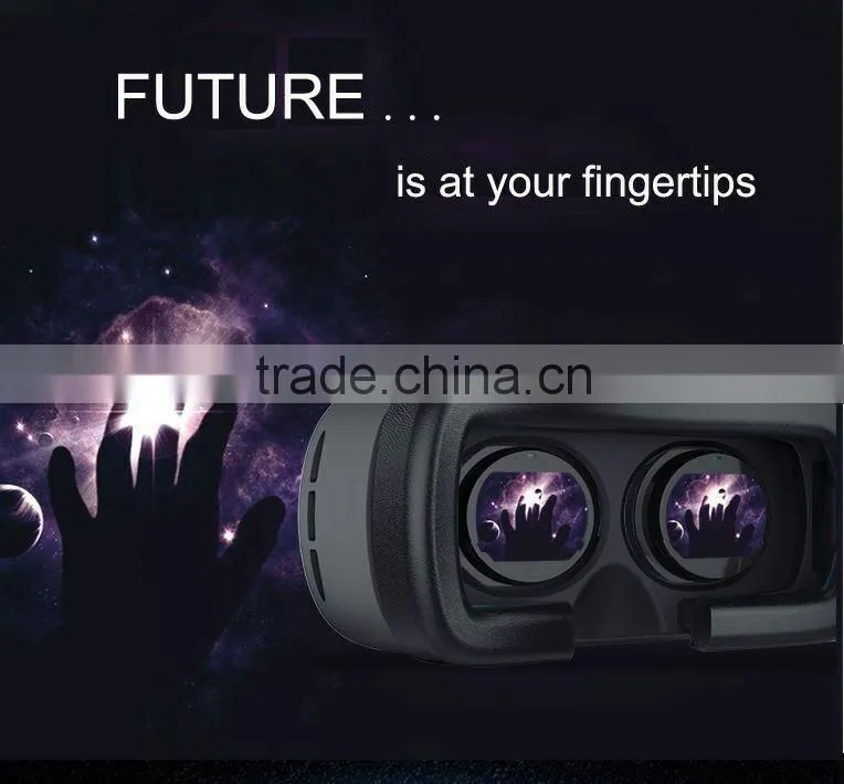 2016 High quality OEM customized logo virtual reality 3d glasses portable VR BOX