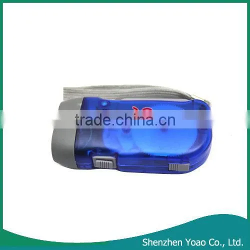 Wholesale Dynamo Crank LED Flashlight Torch