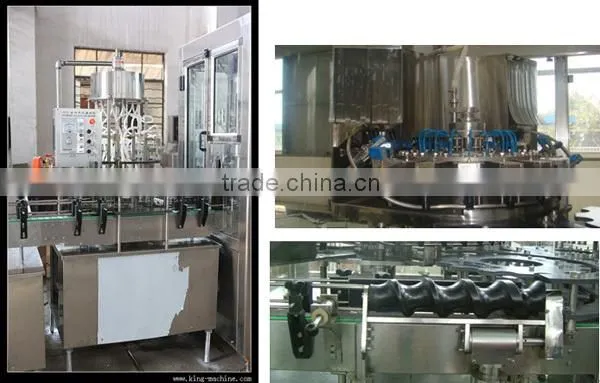 Automatic glass bottle alcohol / alcoholic drink filling machine