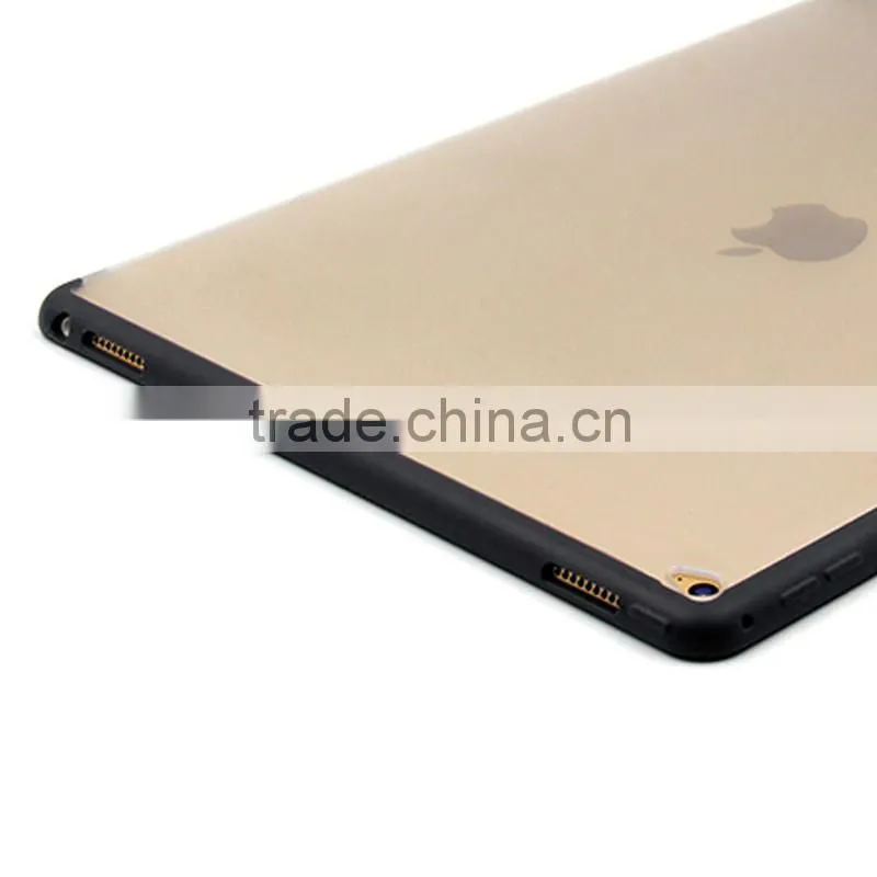 Slim TPU+PC protective case for iPad pro 9.7'',matte for iPad pro soft case