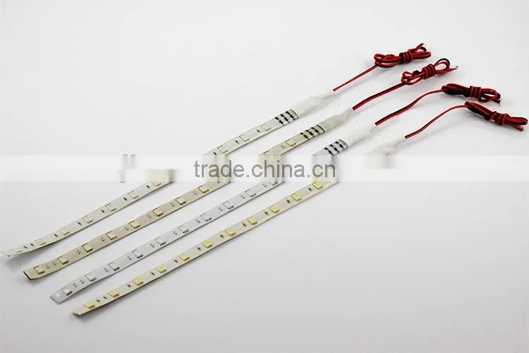 5050 12smd 30cam DC12V white PCB Colorful Knight Rider Led Flash Lights for Cars