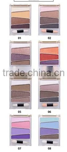 4 colors eyeshadow palette,miss rose eyeshadow palette