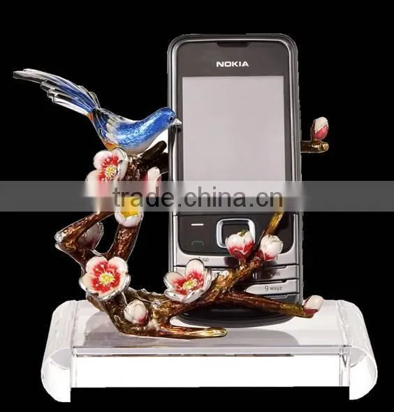 2014 New Design, Crystal/Glass Pen Holder with Enamel for Home Decoration