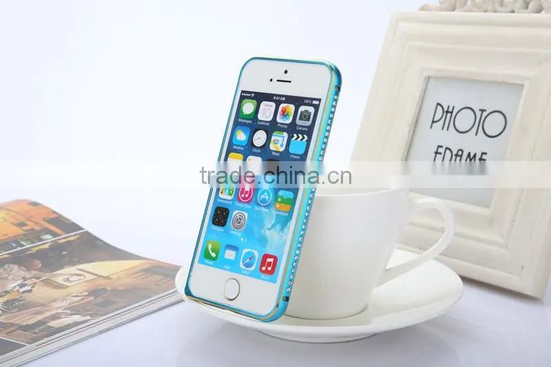 For iphone casings cell phone metal case for iphone 6 plus mobile diamond phone cover for iphone cases