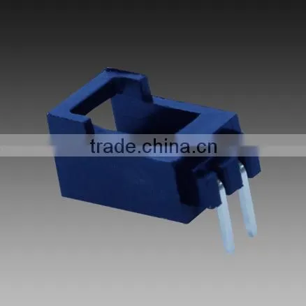 24V white PCB socket 90 degree for LED cabinet lights connectors with two terminals