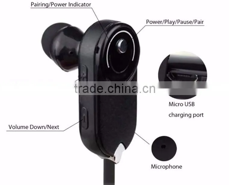 HV-803 Wireless Sports Bluetooth Headset In-Ear Earphones Hands Free Stereo Earphone for iPhone samsung All Smartphones