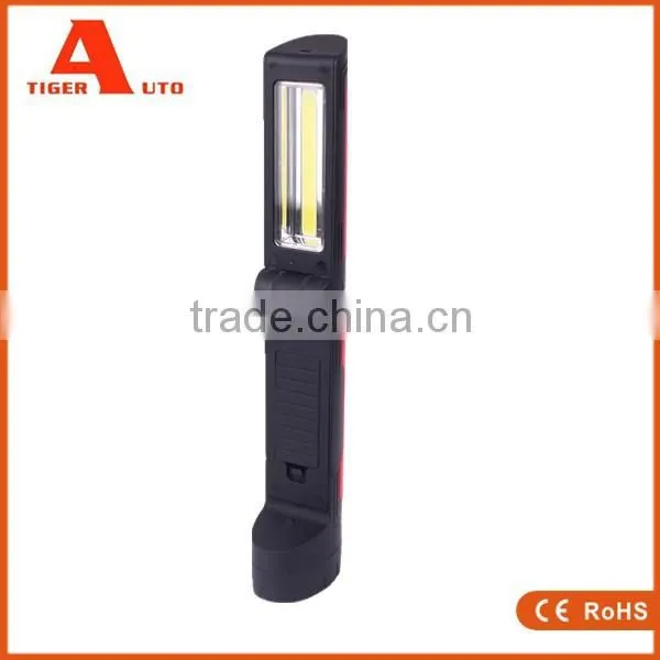 2015 wholesale handhold foldable 2W COB+1LED work lamp