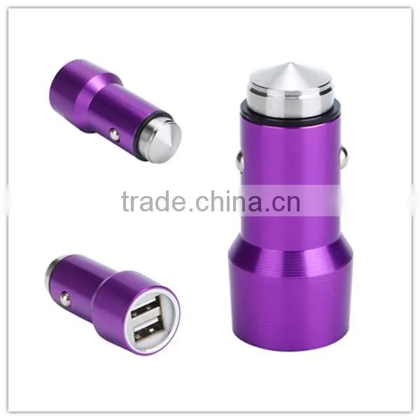 hottest ! Universal Mobile Phone accessories Wholesales 12v 2.5a USB Car Charger