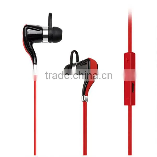2015 In-ear earphone the latest style most popular sport earphone mp3 player and mobile phone earphone
