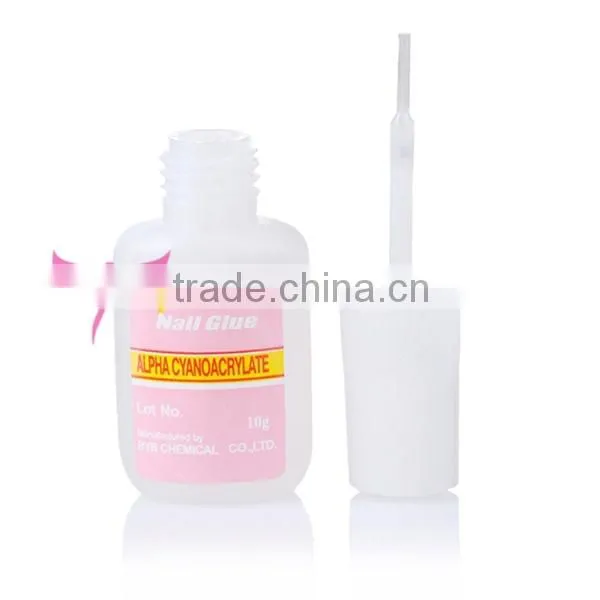 10g nail art glue,nail glue for nail decoration with brush