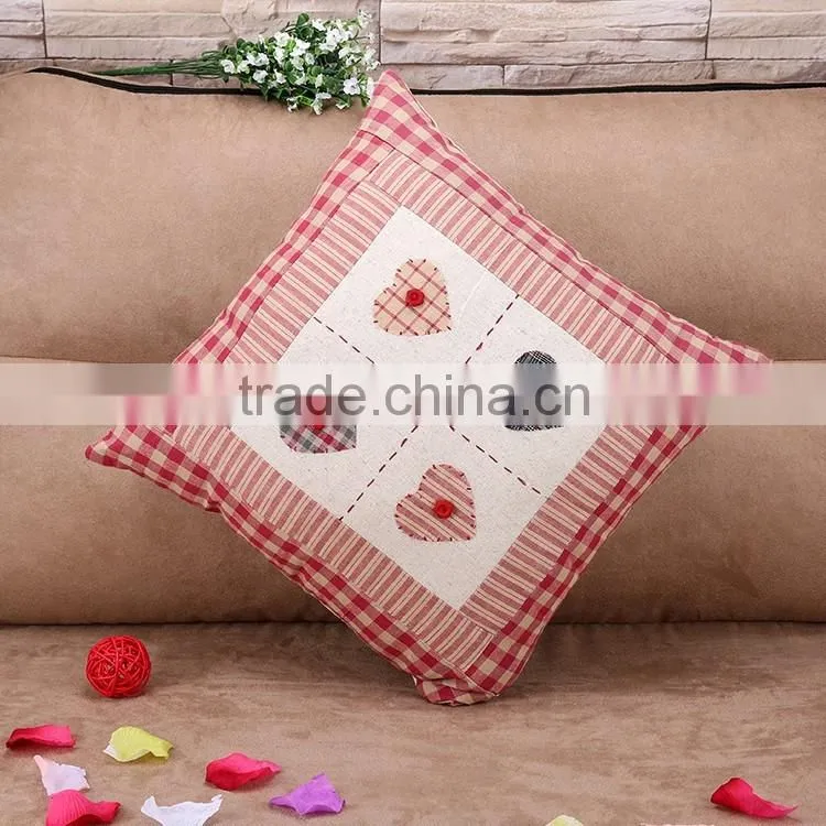 Hand-Embroidered Pillowcases Cotton And Linen Cushion Cover