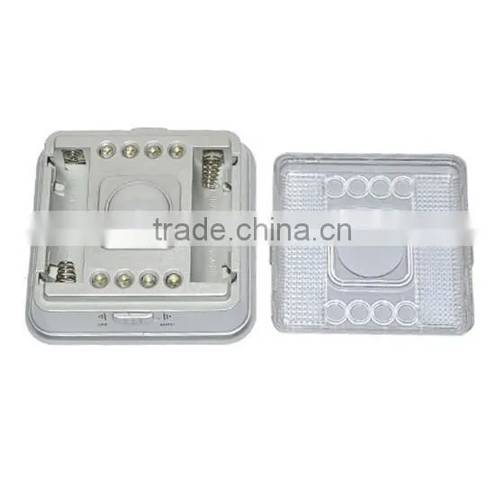PIR Auto Sensor Motion Detector LED Night light Wireless Infrared 8 LEDs lamp Nightlight