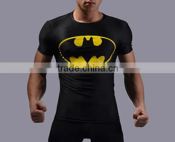 201superman bat-men/spiderman t shirt men cool casual style short sleeve round neck personalized shirts