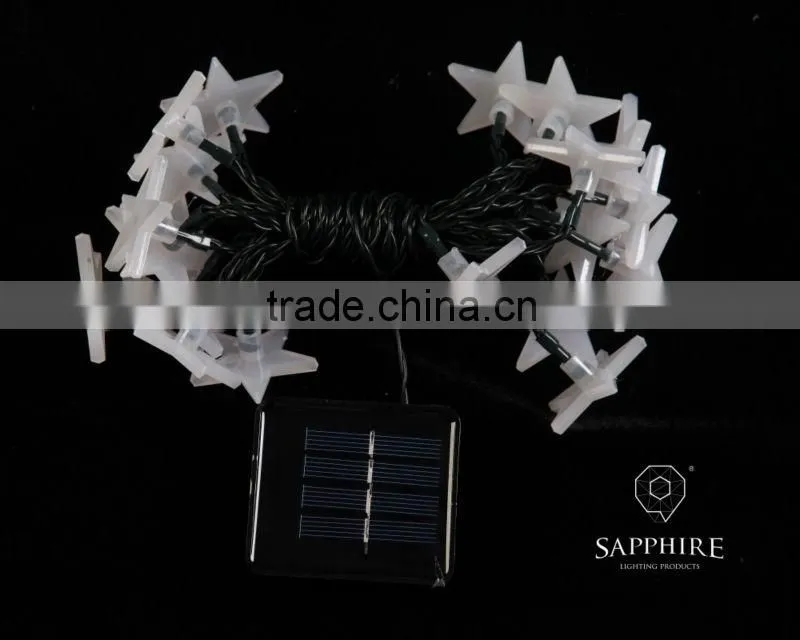 led christmas wedding party holiday decoration outdoor light led plastic star solar light