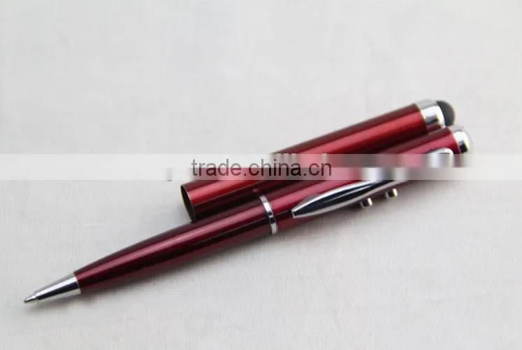 2015 new Items of fancy stationery metal stylus touch pen