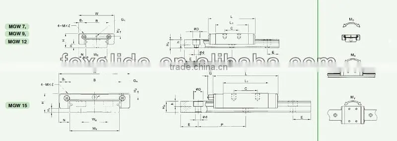 Linear guideway 9mm with 5% off