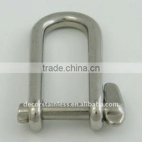 Stainless steel key pin shackle