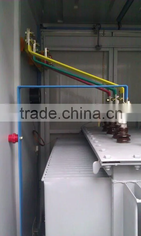 Outdoor prefabricated transformer substation